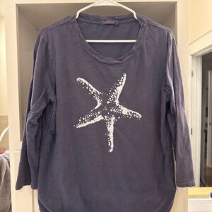 Fresh Produce Purple Starfish Sweatshirt